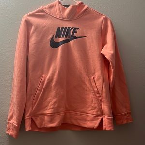 Nike girls pink/peach sweatshirt